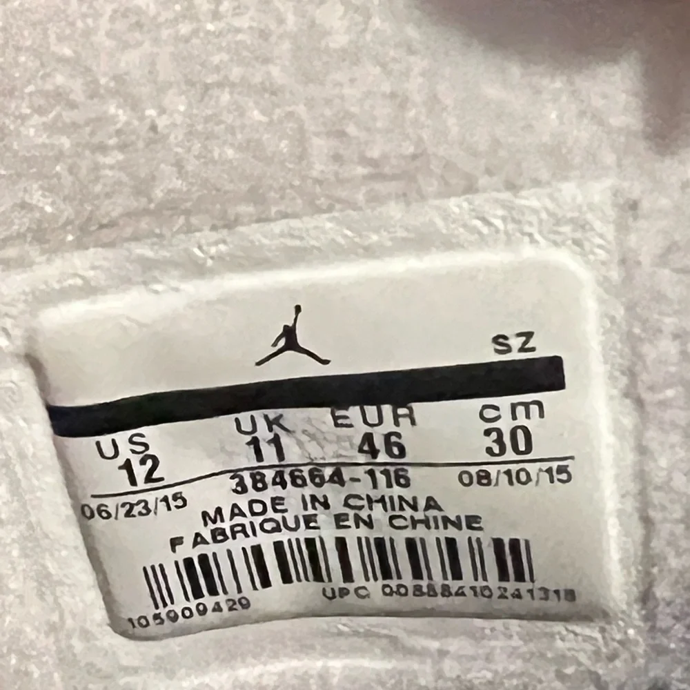 Nike Jordan 6 size 12. No box. 💯 Authentic - Picture 6 of 7